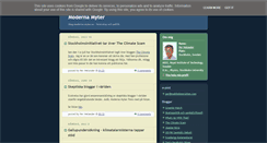 Desktop Screenshot of blog.moderna-myter.se